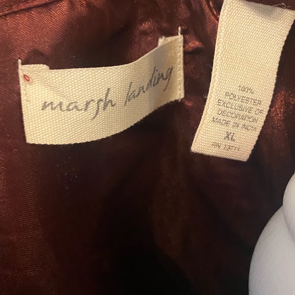 Embroidered Jewel Tone Chinoiserie Jacket and/or Button Up, XL - Picture 4 of 5